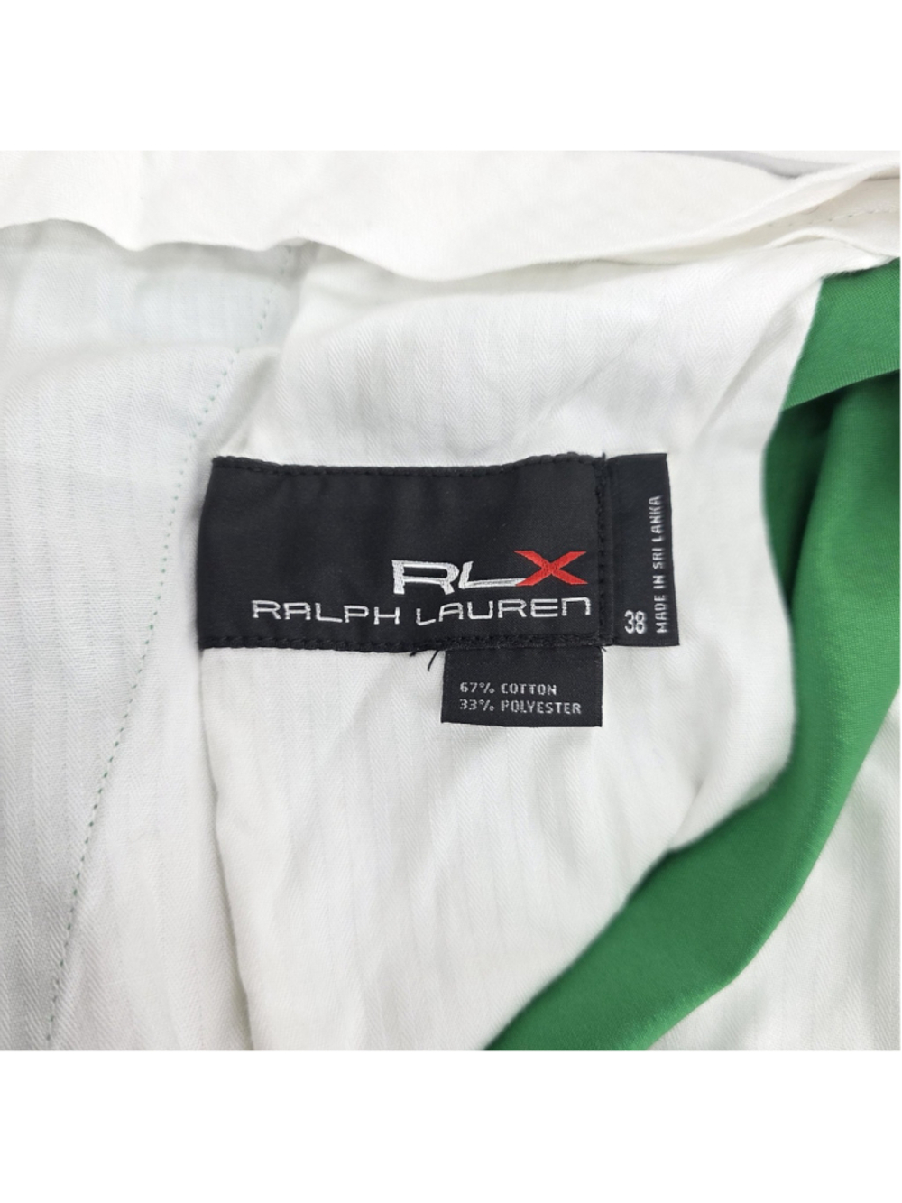 RLX Ralph Lauren Golf Shorts Mens 38 Green Performance Chino Tech Casual - Picture 5 of 13
